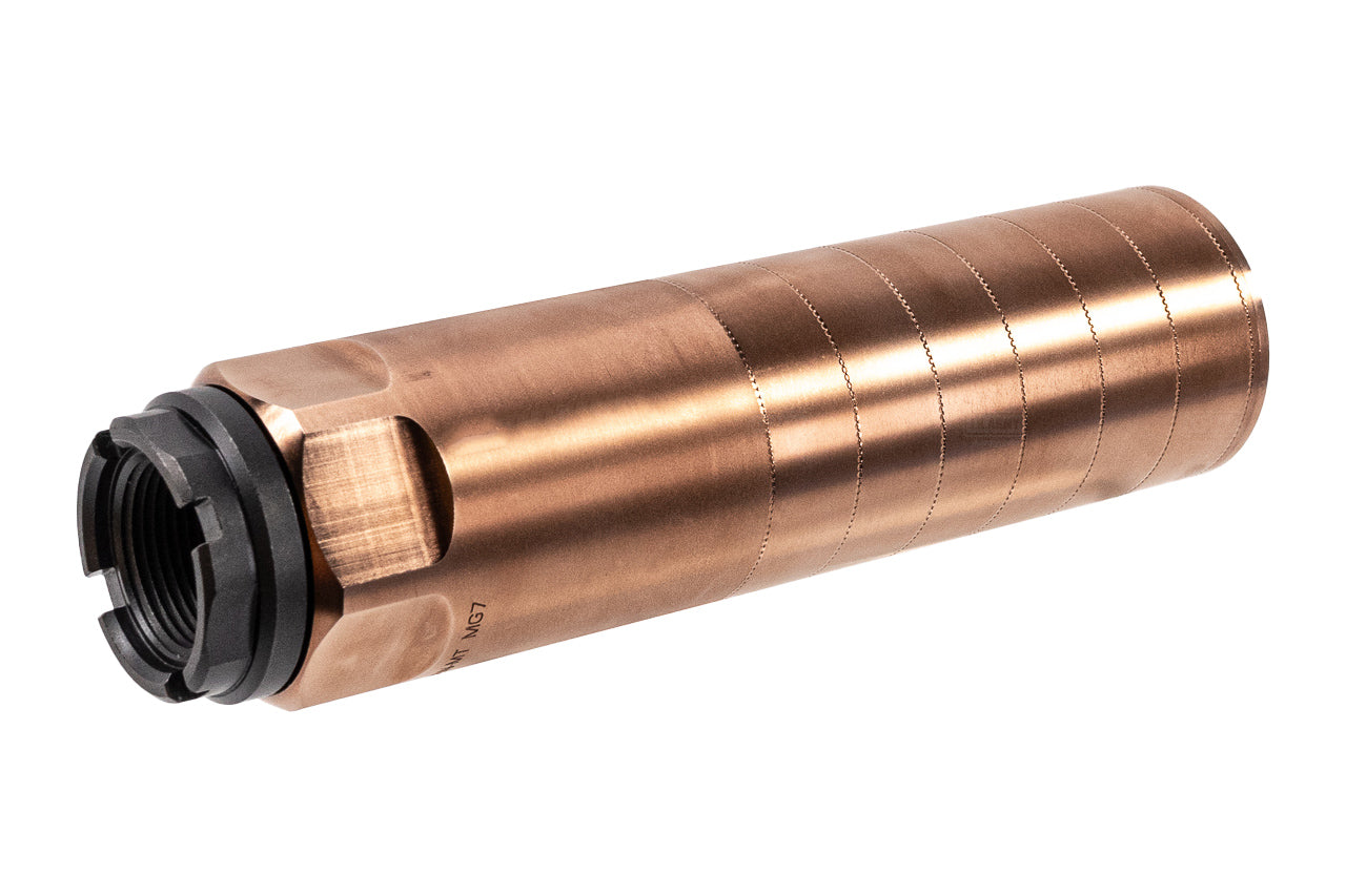 Airsoft Artisan CNC Steel REX MG7 Style 24mm CW Airsoft Barrel Extension