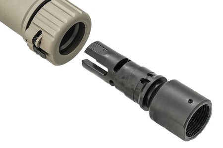 Airsoft Artisan VS Style AK 24mm CW QD Airsoft Barrel Extension -Grey