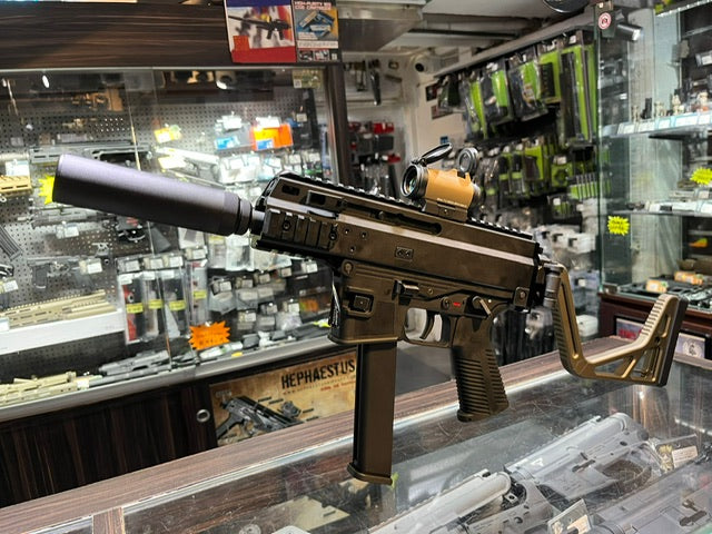 BBT M1913 20mm Rail Stock Adapter For Maruyama SCW-9 PRO-G SMG GBB ( Black )