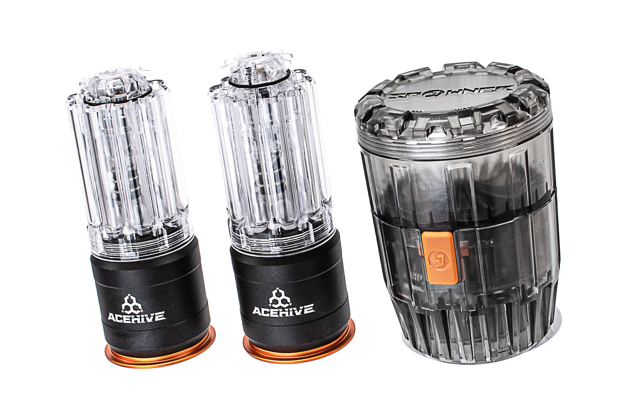 Acetech Acehive X Spawner 80Rds BBs For 40mm Grenade Launchers ( Starter Package )
