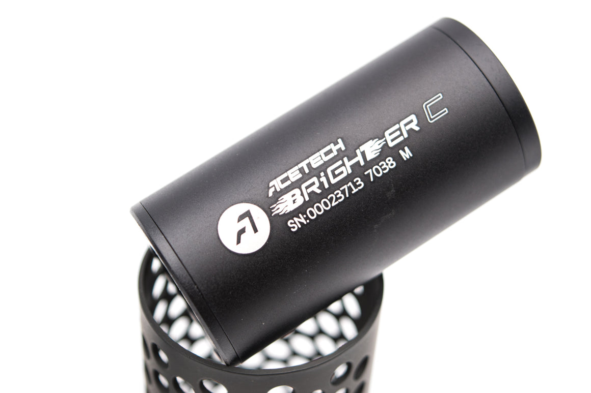 Acetech Predator MKII Dummy Suppressor M14 CCW with Brighter C Tracer Inside ( Black )