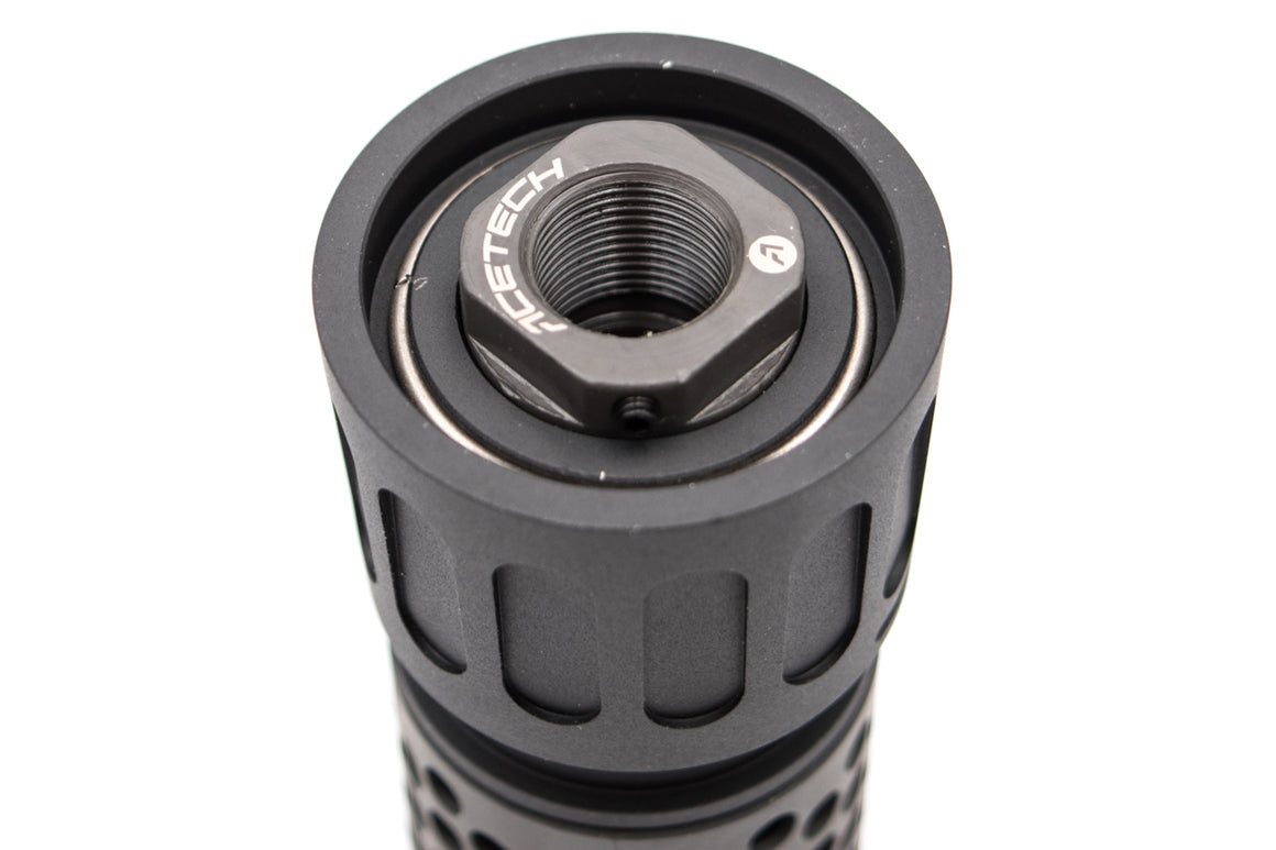 Acetech Predator MKII Dummy Suppressor M14 CCW with Brighter C Tracer Inside ( Black )