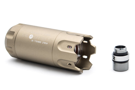 Acetech Blaster Tracer unit  ( M14 CCW / M11 CW ) ( with Flame Effect ) ( Black / Tan )-Tan