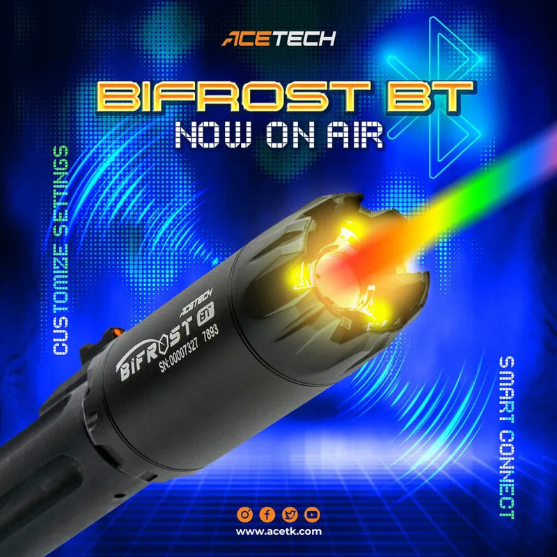 Acetech Bifrost BT Tracer Unit with Multi Color Flame Effect ( RGB Rainbow ) ( M14 CCW )