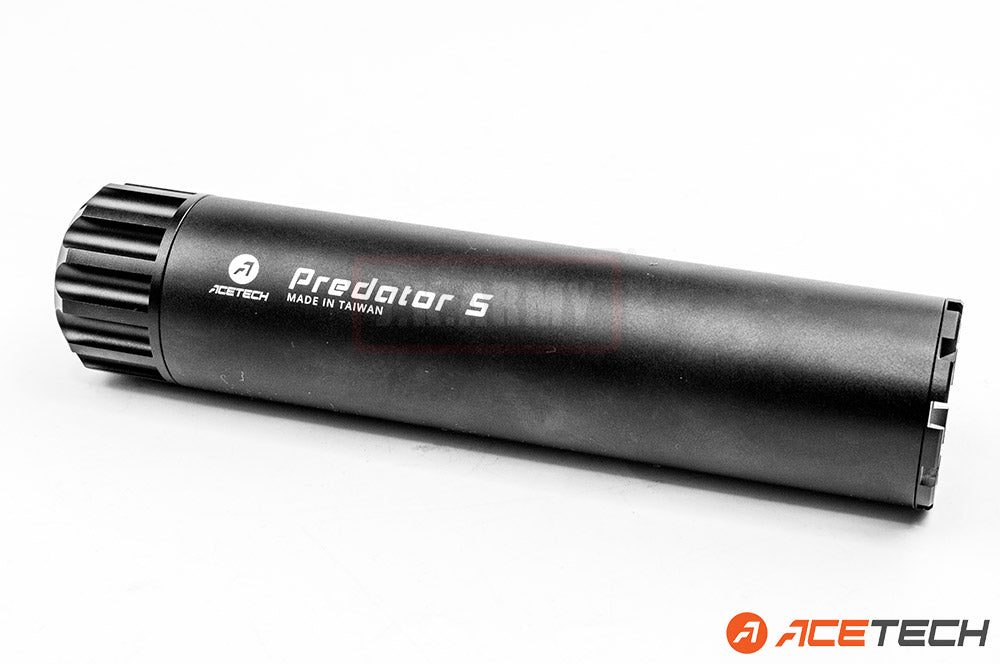 Acetech Predator BBs UV Tracer Unit S ( AT2000 + S Dummy Suppressor / Barrel Extension w/ Flash Hider 14mm CCW/CW )