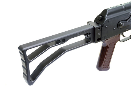 SLR Airsoftworks AK Billet Stock Assemble with Folding and Fixed Stock Adapters for Marui TM AKM GBBR