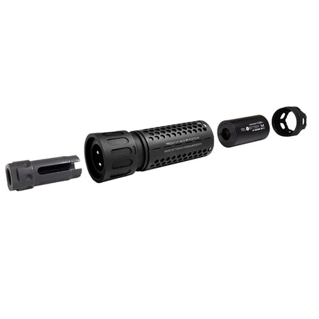 Acetech Predator MKIII Dummy Suppressor M14 CCW with Blaster M Tracer Inside ( Black ) ( Flame Effect )