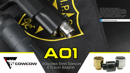 COW A01 Dummy Suppressor Adapter for Hi-Capa ( Gold )