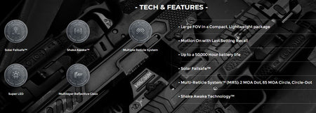 HOLOSUN AEMS Green Advanced Enclosed Micro 2 MOA Green Dot Sight