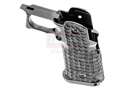 ARMY AF ST* Style Stipple Grip R601 Style for TM Hi-Capa Series GBB Pistol ( Black ) ( AF-HCGP01-BK )