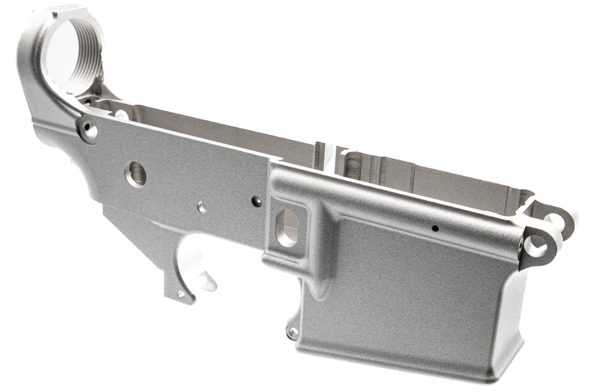 Angry Gun CNC Blank Lower Receiver ( Semi Version ) for Marui TM M4 MWS / MTR GBBR ( No Marking )