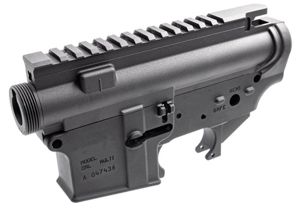 Angry Gun CNC Upper & Lower Receiver ( Semi Version ) for Marui TM M4 MWS / MTR GBBR - GEI Style