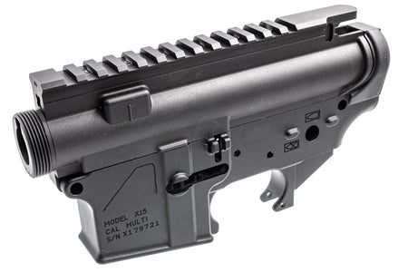 Angry Gun CNC Upper & Lower Receiver ( Semi Version ) for Marui TM M4 MWS / MTR GBBR - GEI Style