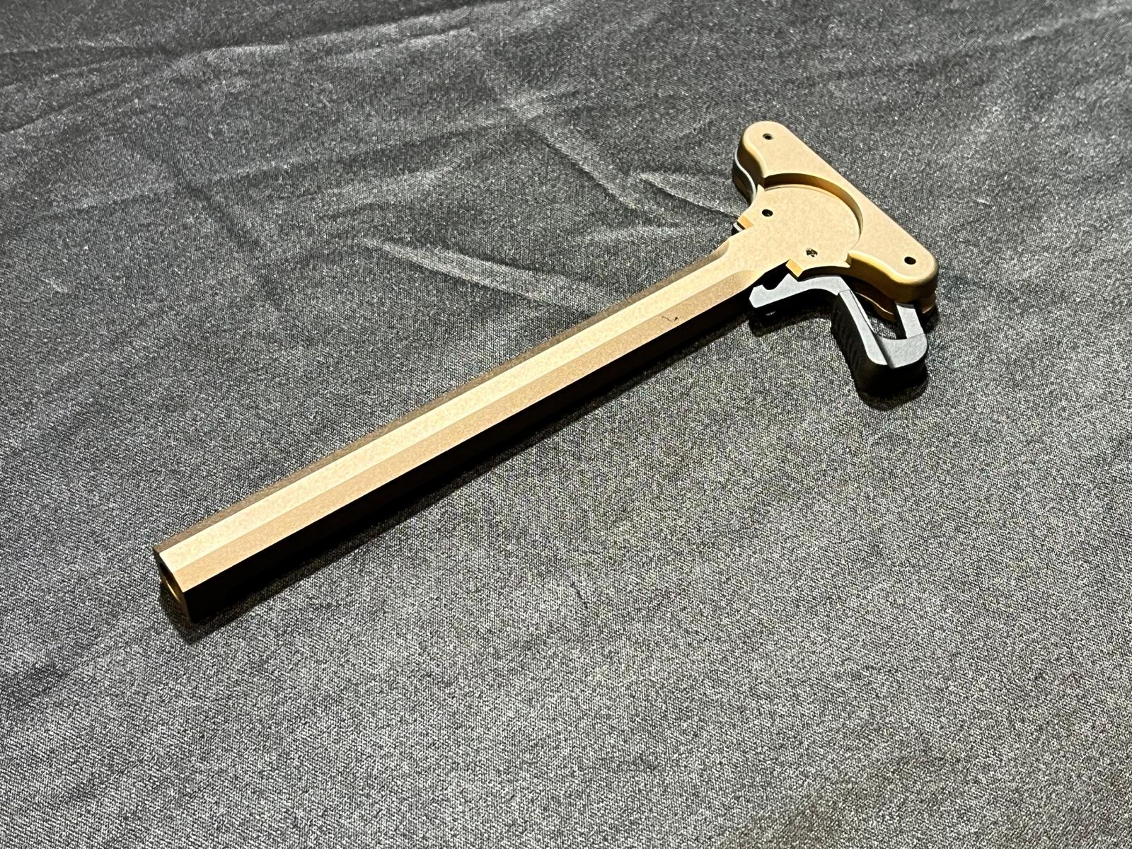 Angry Gun HK Style Ambi Charging Handle For Marui TM M4 MWS / MTR GBB Series ( FDE / Black )-FDE