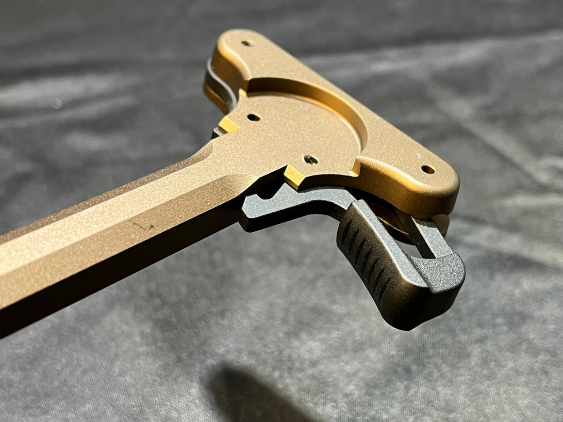 Angry Gun HK Style Ambi Charging Handle For Marui TM M4 MWS / MTR GBB Series ( FDE / Black )-FDE