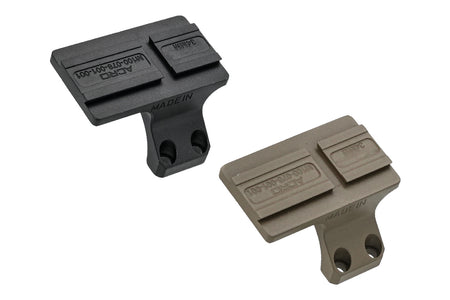 Angry Gun AUS Style ROF-90 Type ACRO Spec Optic Mount For AUS Style 34mm 1.54" Scope Mount-FDE