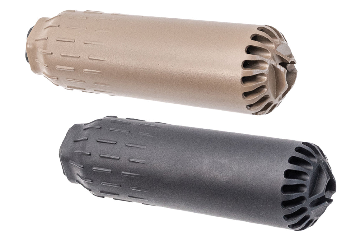 Angry Gun 3D-Printed Stainless Steel 556K Airsoft Barrel Extension ( 14mm CCW )-FDE