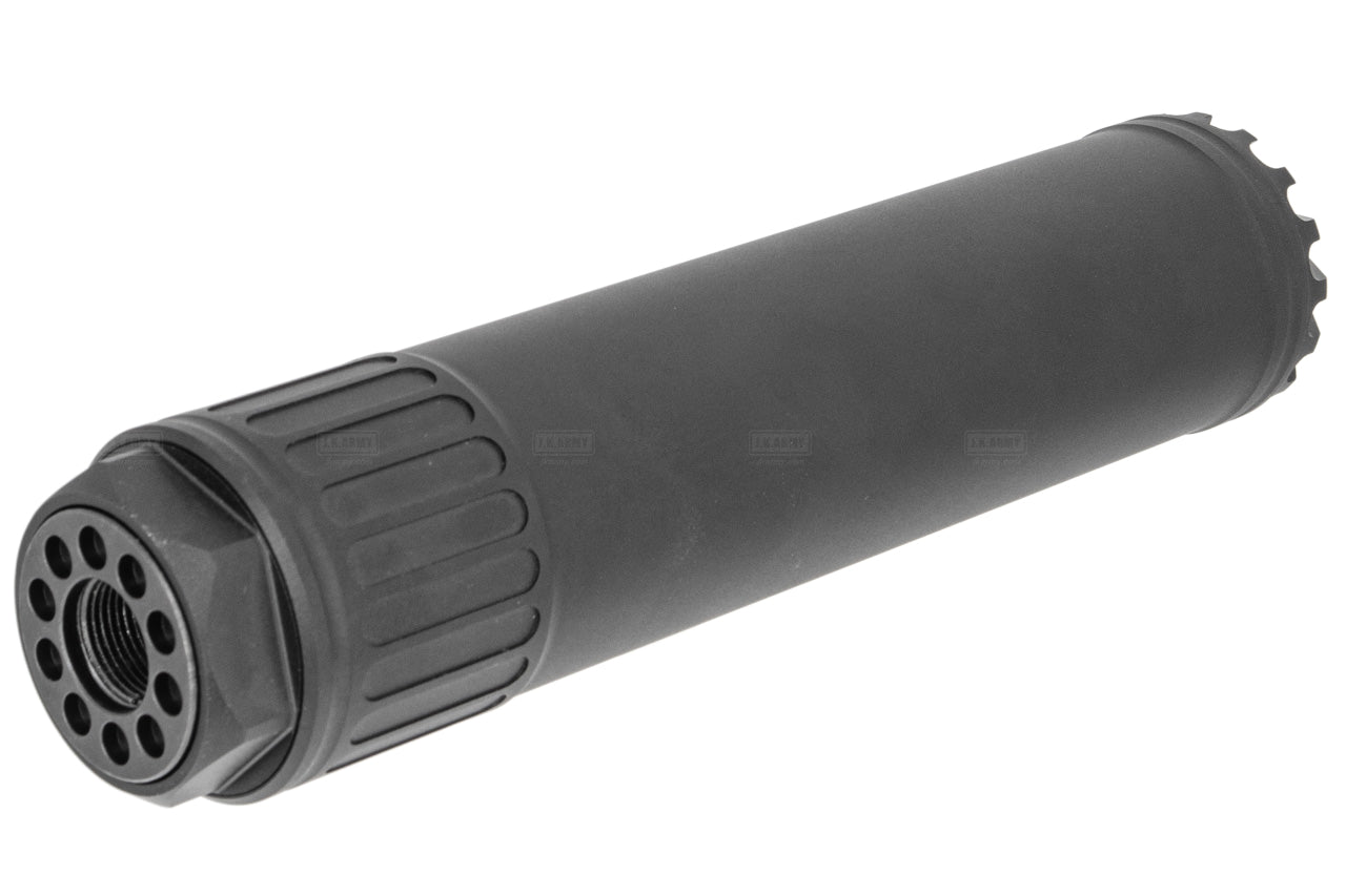 Angry Gun Tornado Dummy Airsoft Dummy Suppressor / Barrel Extension Series / with Acetech Blaster Module Tracer ( MK16 URGI / HK417,M110A1 SDMR / AR15/M4/416 Version )-Black-AR15 / M4 / 416 Version-with Tracer