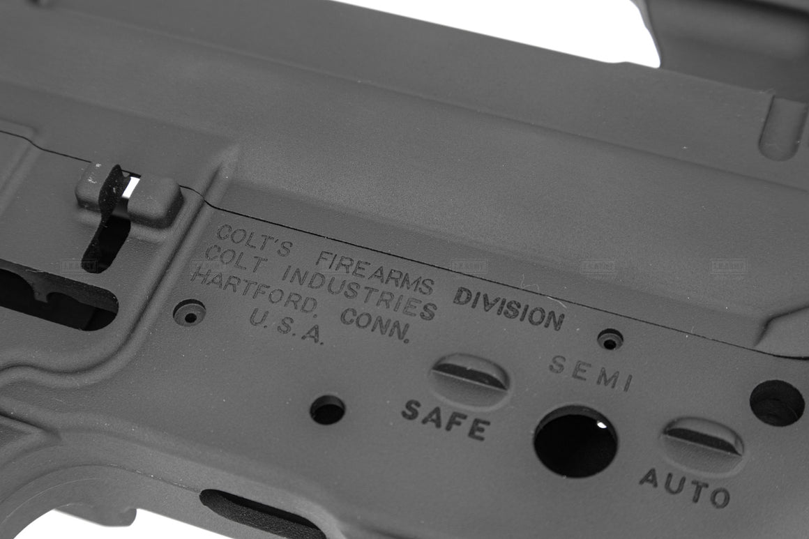 Angry Gun COLT M733 M16 A2 "HEAT MOVIE Version" CNC Upper & Lower Receiver for Marui TM MWS / MTR GBB ( Colt Licensed w/ Roll Marking Press )