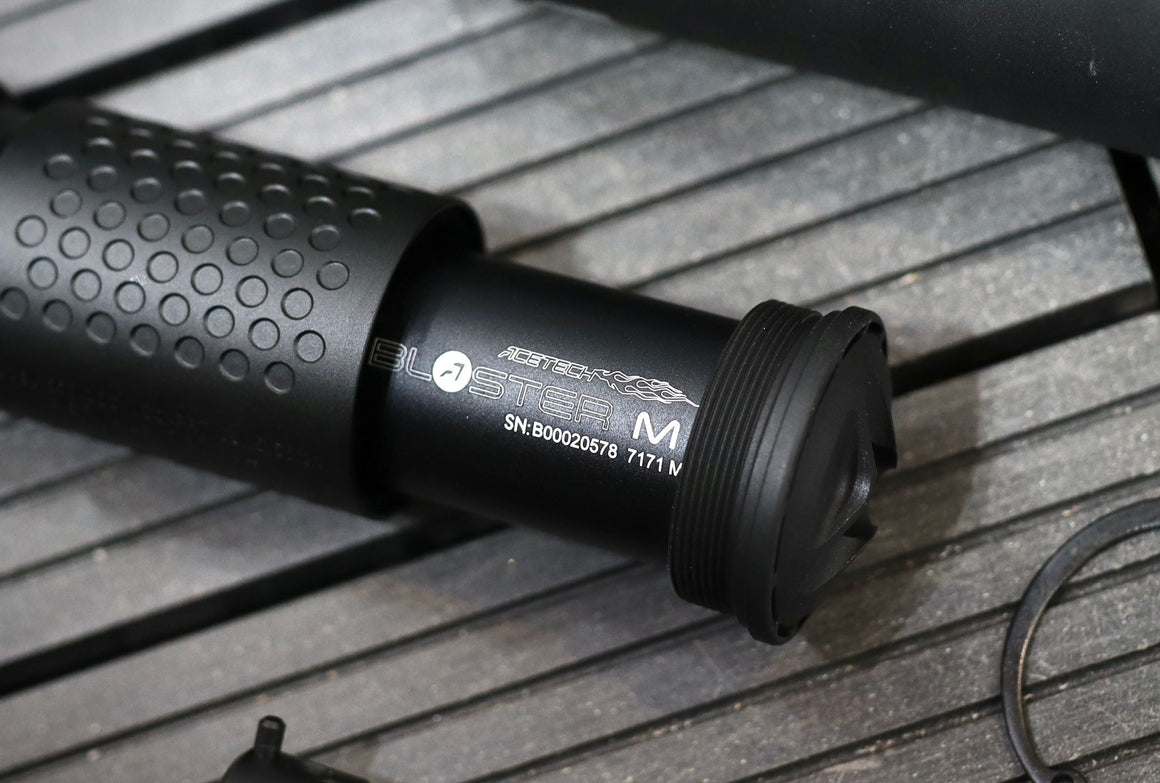 Angry Gun QDC / MCQ-PRT Barrel Extension Dummy with Acetech Blaster Module Tracer Unit ( Tracer Version )-FDE