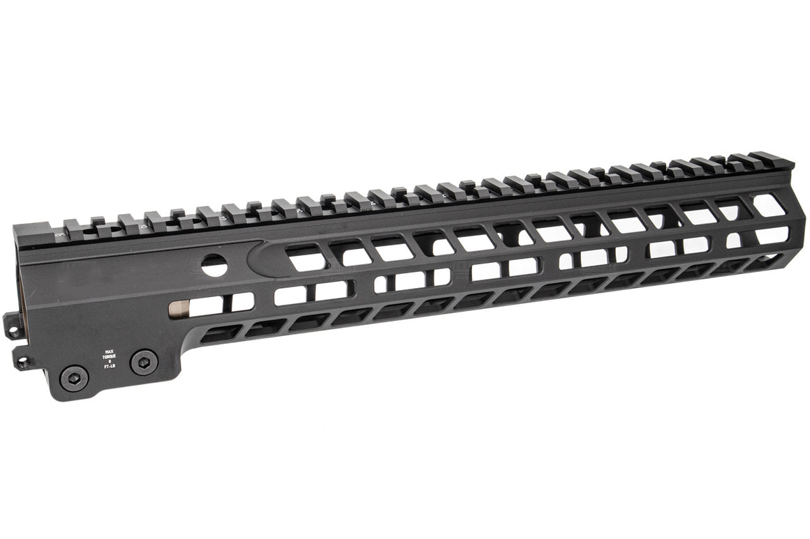 Angry Gun MK14 Style M-LOK Handguard Rail 13 inch for AEG / GBB / MWS ( Black / DDC )-DDC ( Desert Dirt Color )