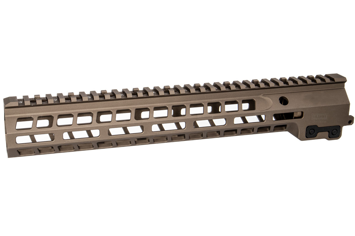 Angry Gun MK14 Style M-LOK Handguard Rail 13 inch for AEG / GBB / MWS ( Black / DDC )-DDC ( Desert Dirt Color )