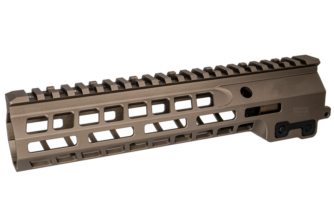 Angry Gun MK14 Style M-LOK Handguard Rail 9.5inch for AEG / GBB / MWS ( Black / DDC )-DDC ( Desert Dirt Color )