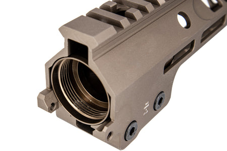 Angry Gun MK14 Style M-LOK Handguard Rail 9.5inch for AEG / GBB / MWS ( Black / DDC )-DDC ( Desert Dirt Color )