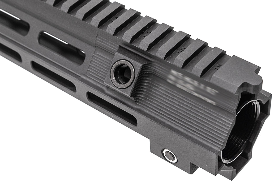 Angry Gun 416 MK15 Super Modular Rail M-LOK 10.5" for UMAREX / VFC HK416 or Marui TM 416 NGRS ( Black / DDC )-Tokyo Marui NGRS-Black