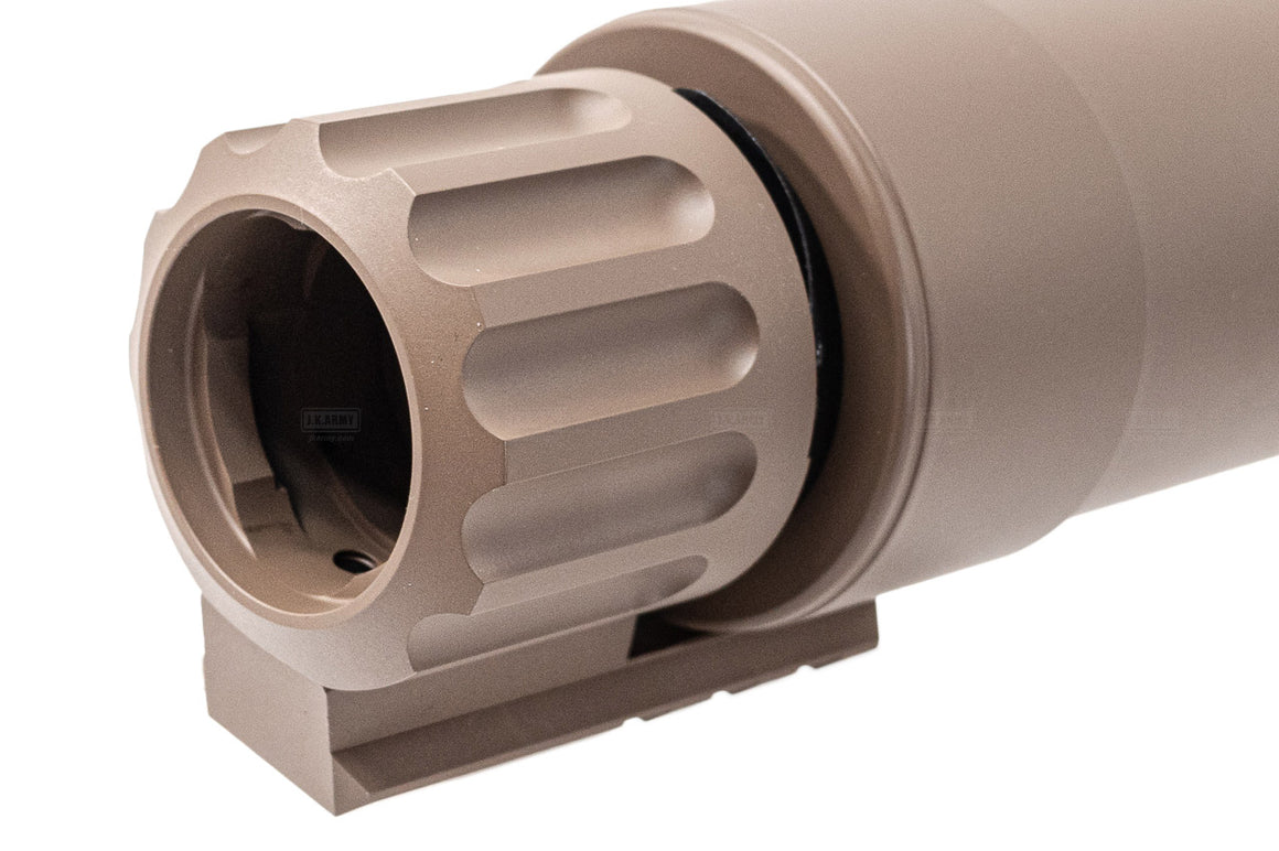 Angry Gun MP9 COMPACT Barrel Extension / Dummy Suppressor For KSC / KWA MP9 / TP9 GBB Series -FDE