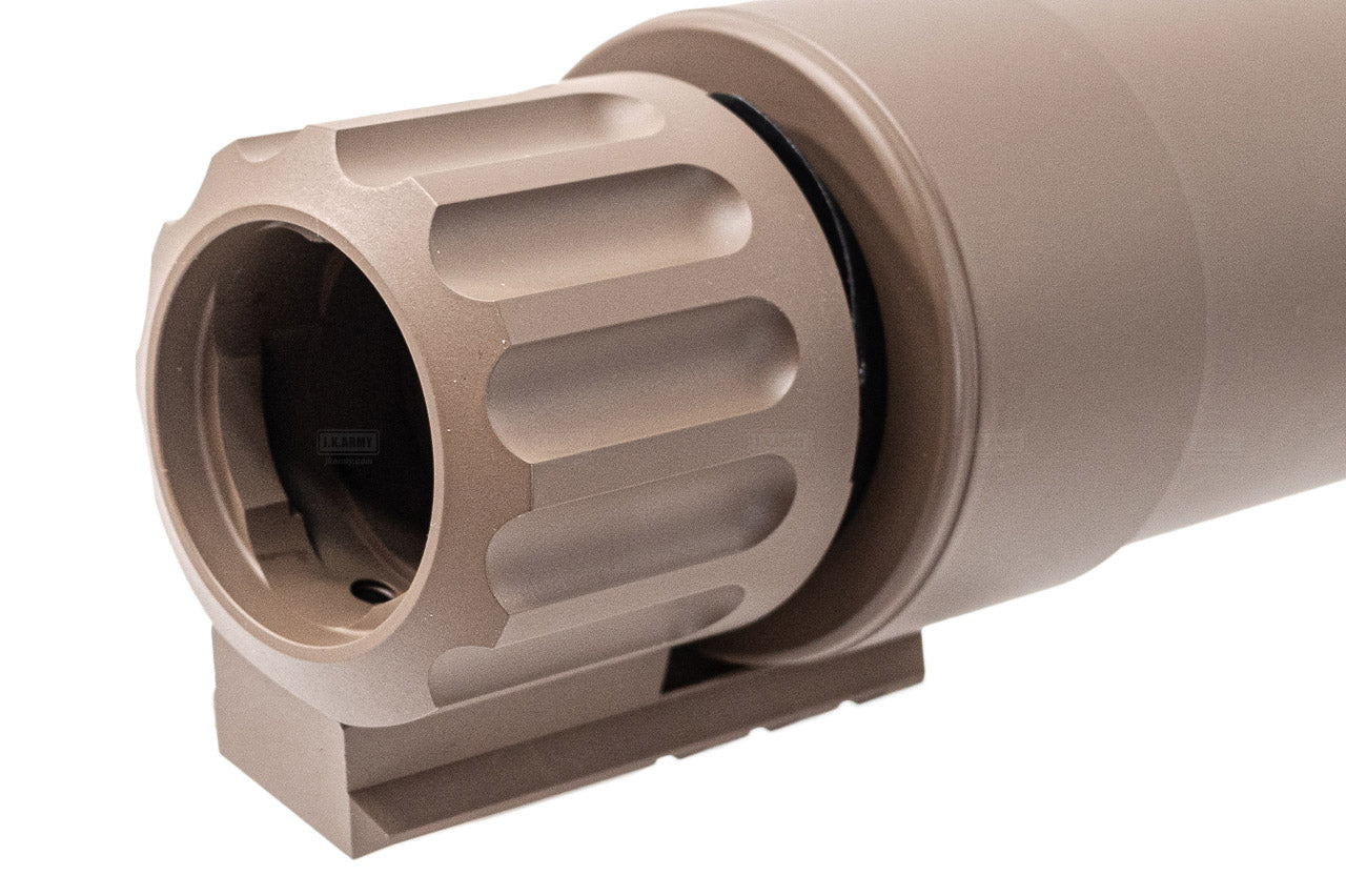 Angry Gun MP9 COMPACT Barrel Extension / Dummy Suppressor For KSC / KWA MP9 / TP9 GBB Series -FDE