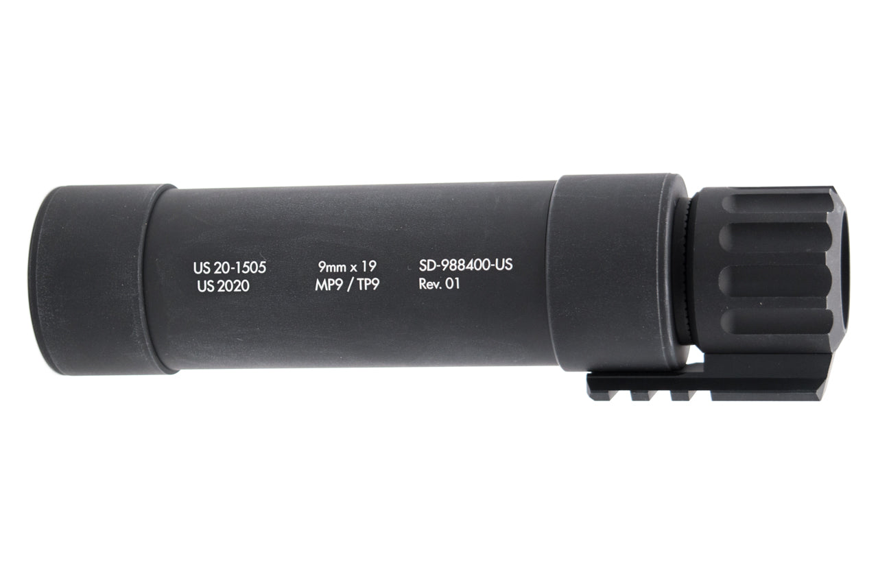 Angry Gun MP9 / TP9 Tracer Unit Dummy Suppressor - 2021 Version ( Black )