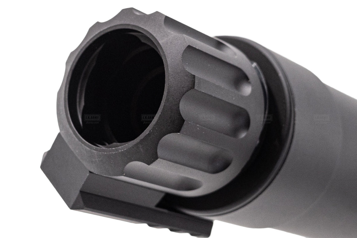 Angry Gun MP9 2024 Version Barrel Extension / Dummy Suppressor For KSC / KWA MP9 / TP9 GBB Series -FDE