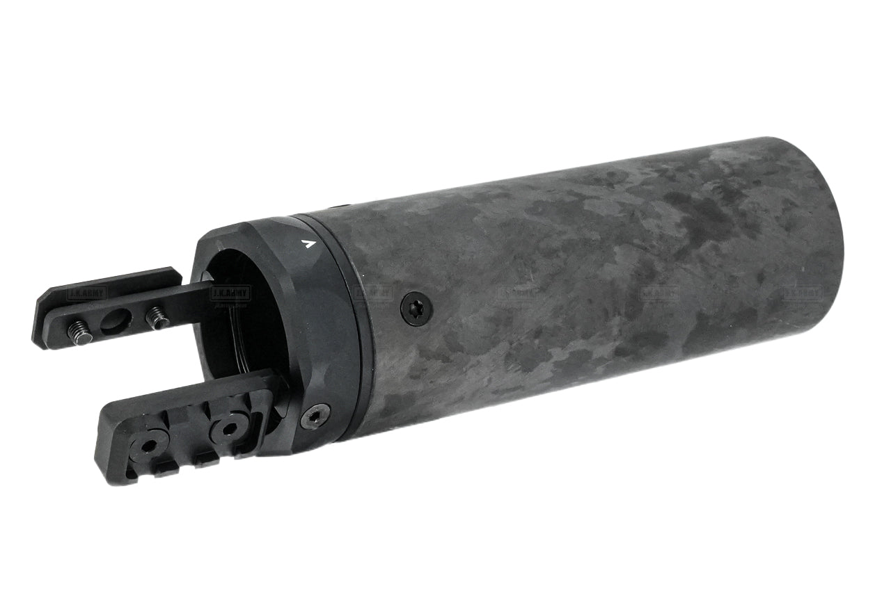 Angry Gun M-RAC 6.5" Carbon Fiber Front Shield Type A For MK16 / MK14 Type Handguard / AFPG MCX Virtus GBBR