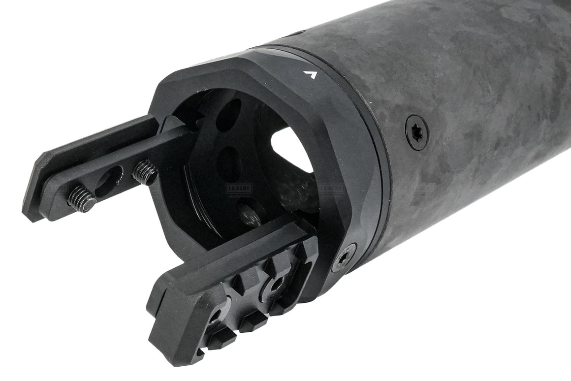 Angry Gun M-RAC 6.5" Carbon Fiber Front Shield Type A For MK16 / MK14 Type Handguard / AFPG MCX Virtus GBBR