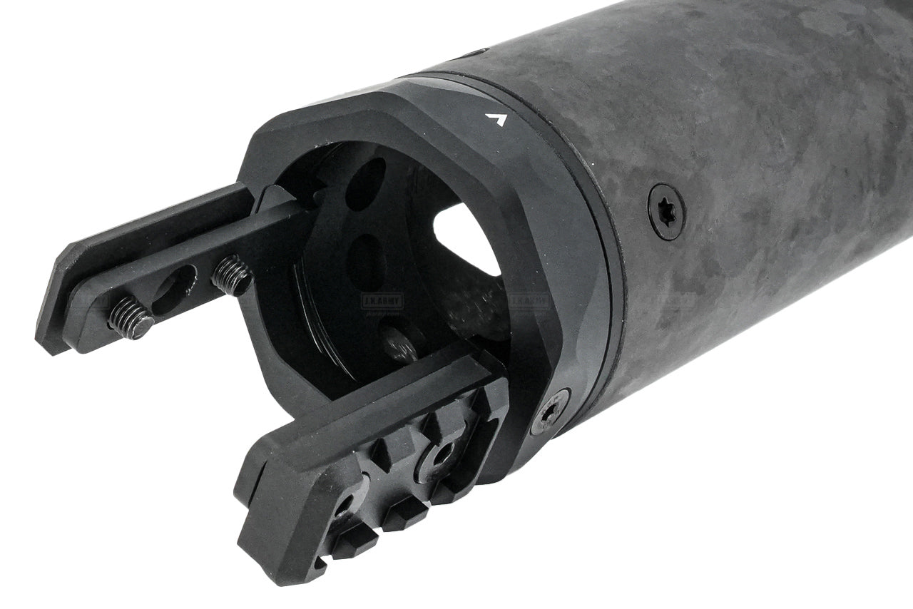 Angry Gun M-RAC 6.5" Carbon Fiber Front Shield Type A For MK16 / MK14 Type Handguard / AFPG MCX Virtus GBBR