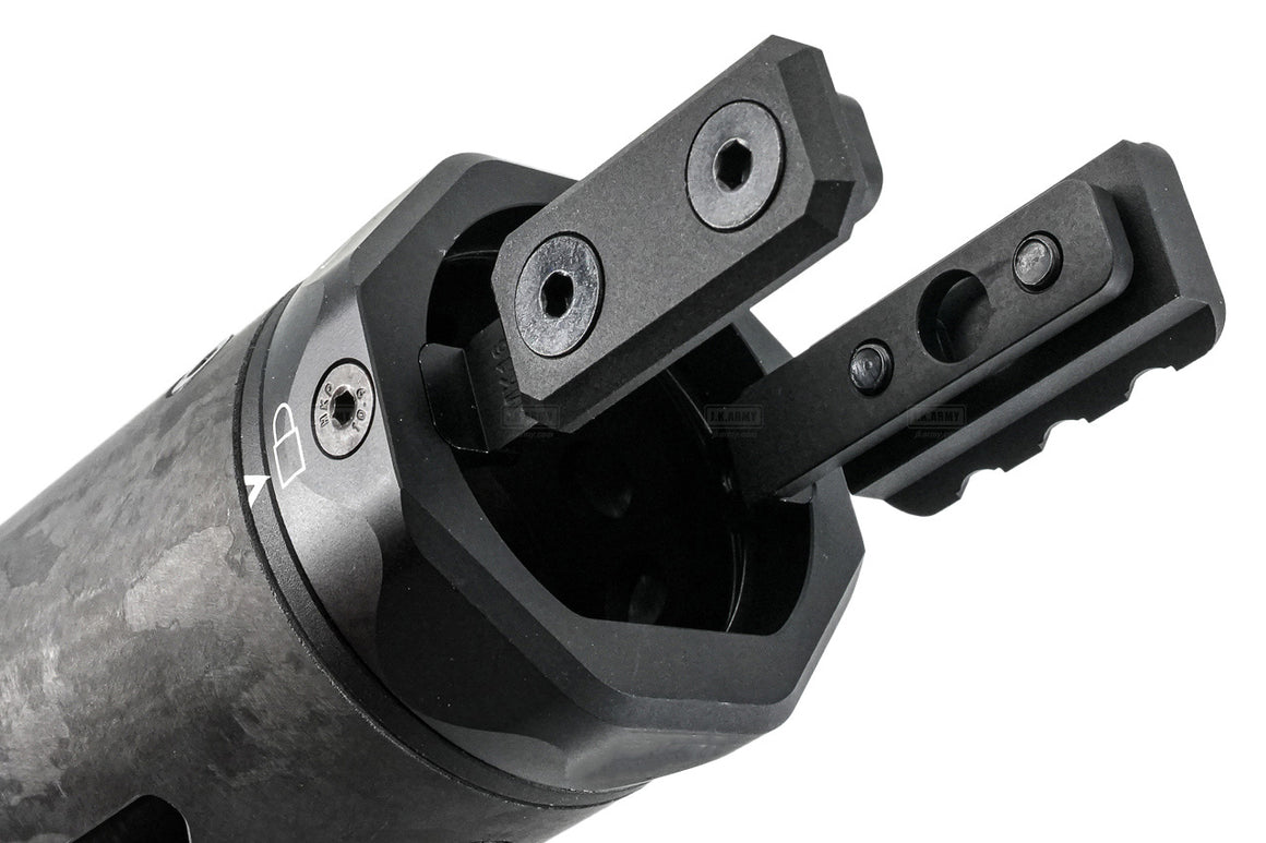 Angry Gun M-RAC 6.5" Carbon Fiber Front Shield Type A For MK16 / MK14 Type Handguard / AFPG MCX Virtus GBBR