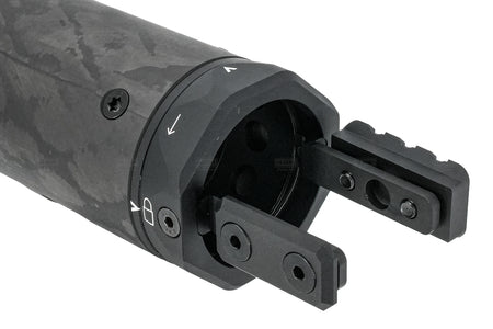 Angry Gun M-RAC 6.5" Carbon Fiber Front Shield Type B For AFPG MCX LT GBBR Series