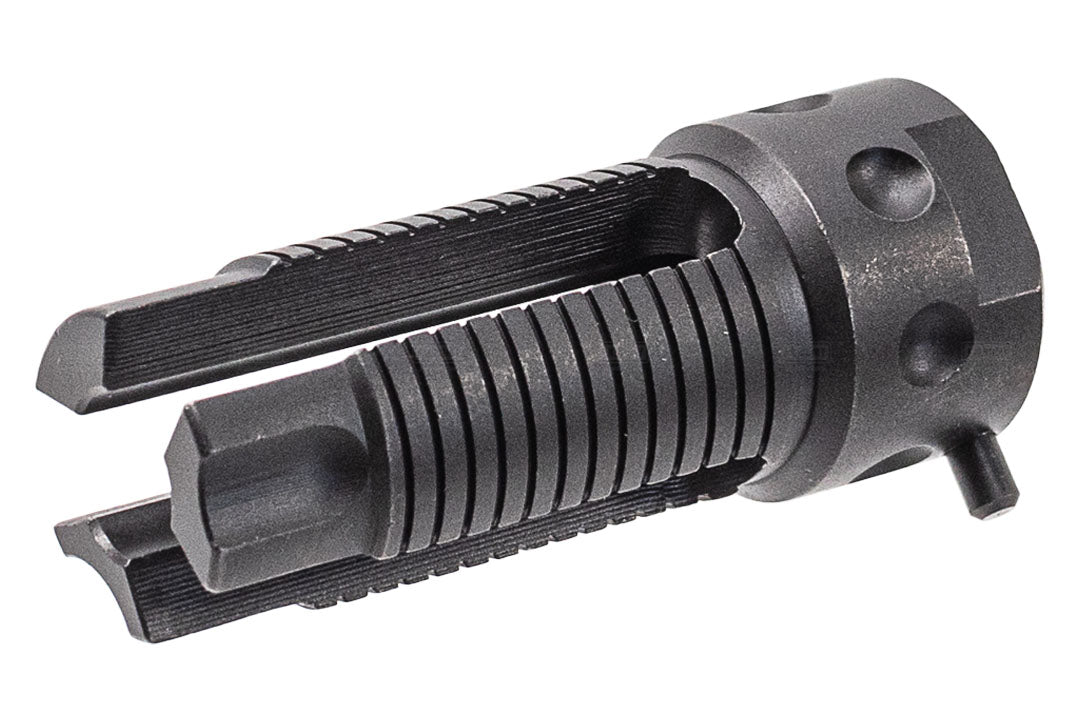 Angry Gun QDC 3-Prong Steel Flash Hider -14mm CW