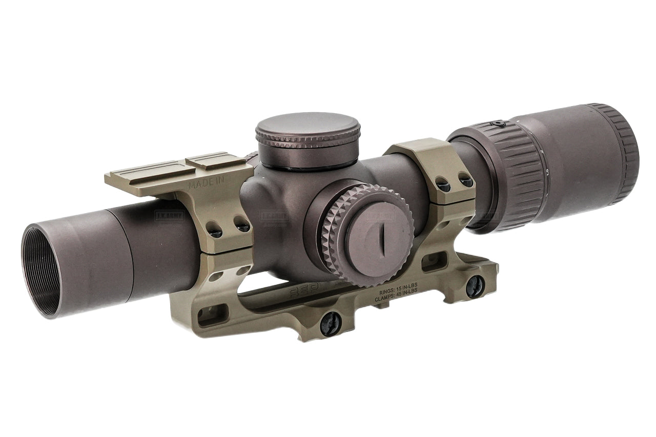 Angry Gun X Toxicant RZ Style HD3 1-10 X 24 FFP Scope With AUS Style 1.54" Mount