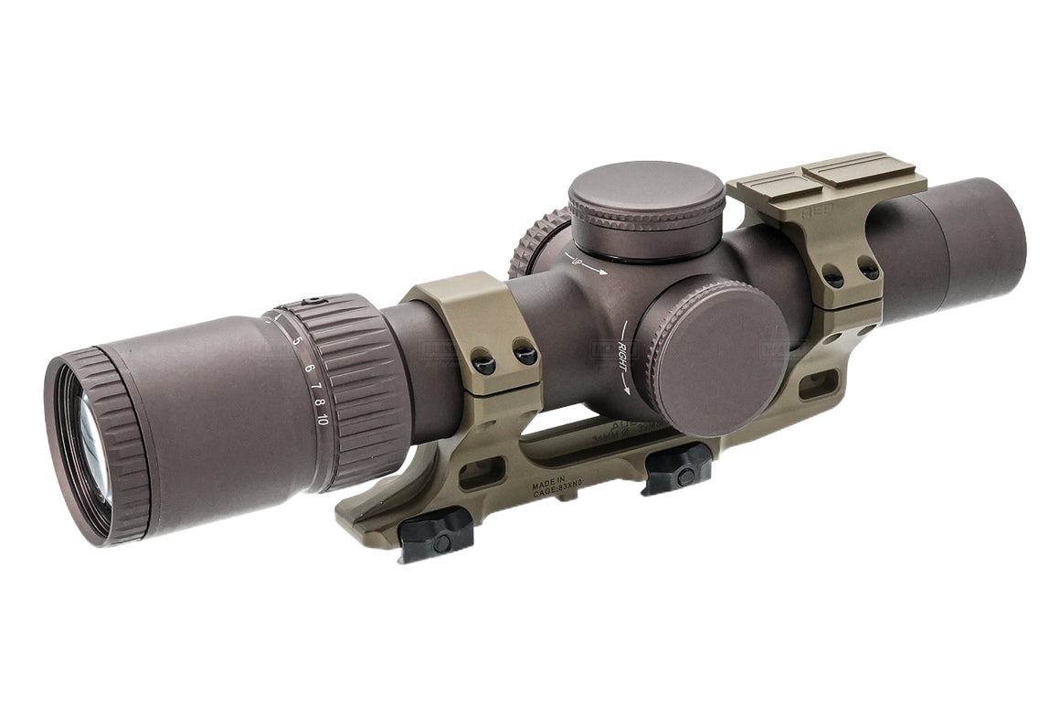 Angry Gun X Toxicant RZ Style HD3 1-10 X 24 FFP Scope With AUS Style 1.54" Mount