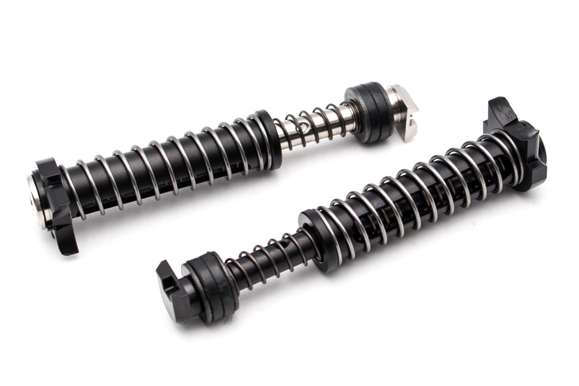 AIP 120% Steel Recoil Spring Rod Set For Marui TM G17 Gen4 ( Black )