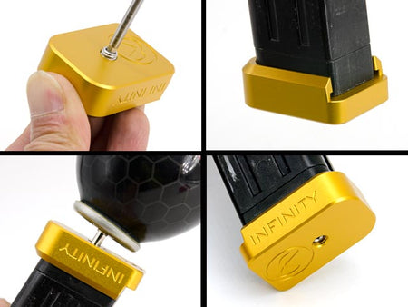 AIP CNC Infinity Magazine Base for Marui Hi capa ( Gold )