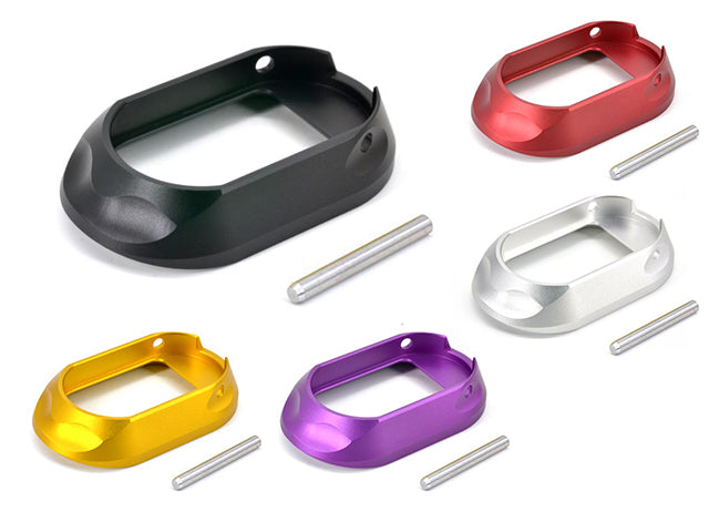 AIP Aluminum BigMouth Magwell ( Type 4 ) For Tokyo Marui TM Hi-Capa 4.3 / 5.1 GBBP Series -Silver