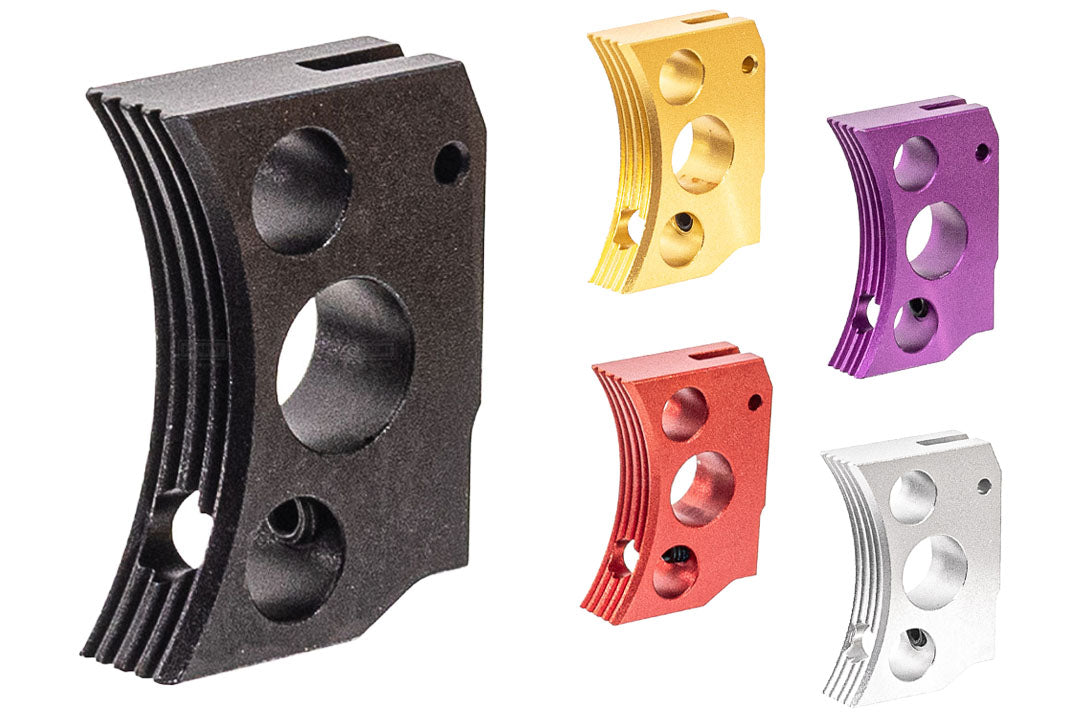 AIP Aluminum Trigger ( Type E ) For Marui TM Hi-Capa GBBP Series -Silver