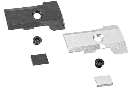 AIP Aluminum Slide Cover Plate Set For Marui TM Hi-Capa 5.1 / Gold Match GBBP Series-Silver