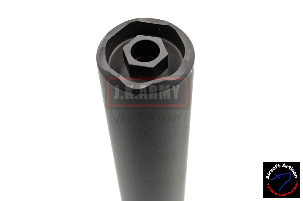 Airsoft Artisan SF / G Style 762 Dummy Suppressor / Barrel Extension Dummy 14mm CCW - 35mm x 220mm-Dark Earth ( DE )