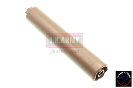 Airsoft Artisan SF / G Style 762 Dummy Suppressor / Barrel Extension Dummy 14mm CCW - 35mm x 220mm-Dark Earth ( DE )