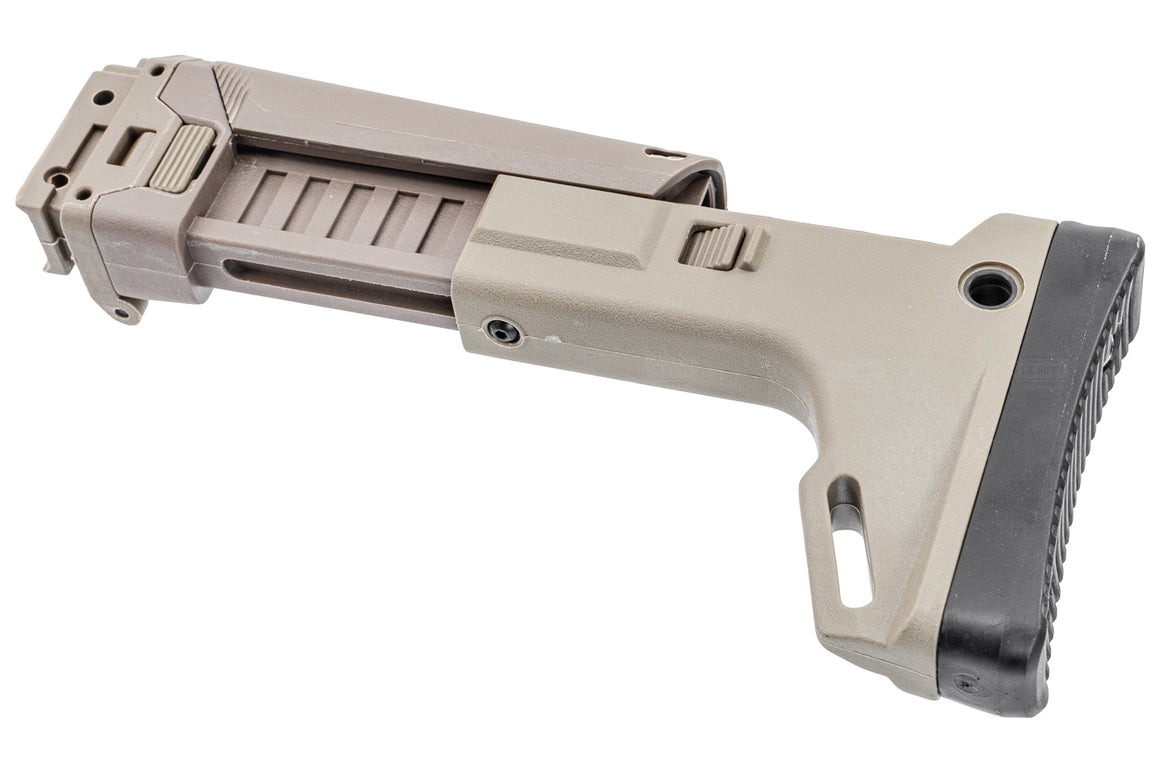 A&K Masada Style AEG Rifle Multi-Adjustable Folding Stock ( Tan )