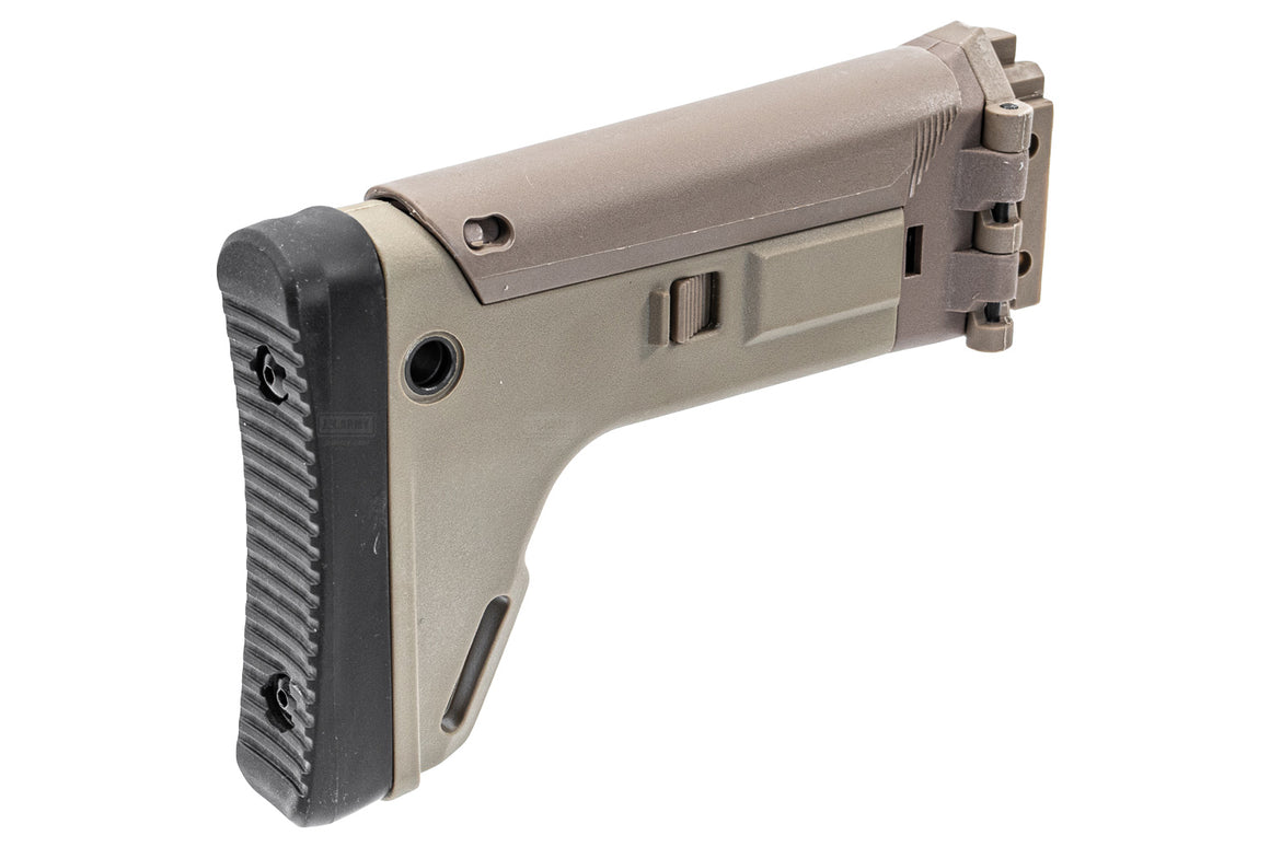 A&K Masada Style AEG Rifle Multi-Adjustable Folding Stock ( Tan )